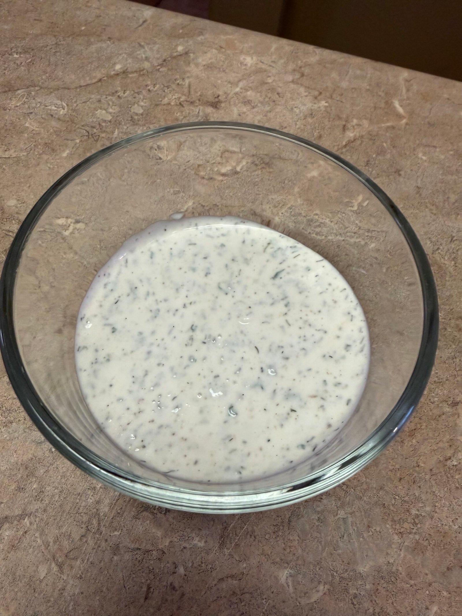 Easy Greek Yogurt Ranch ingredients