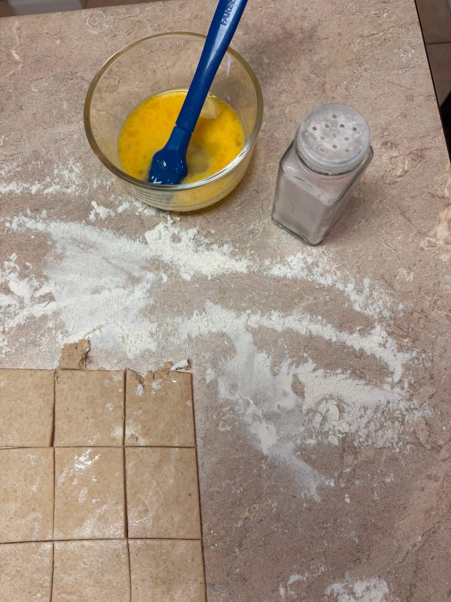 Making Fresh Milled Flour Wheat Thins