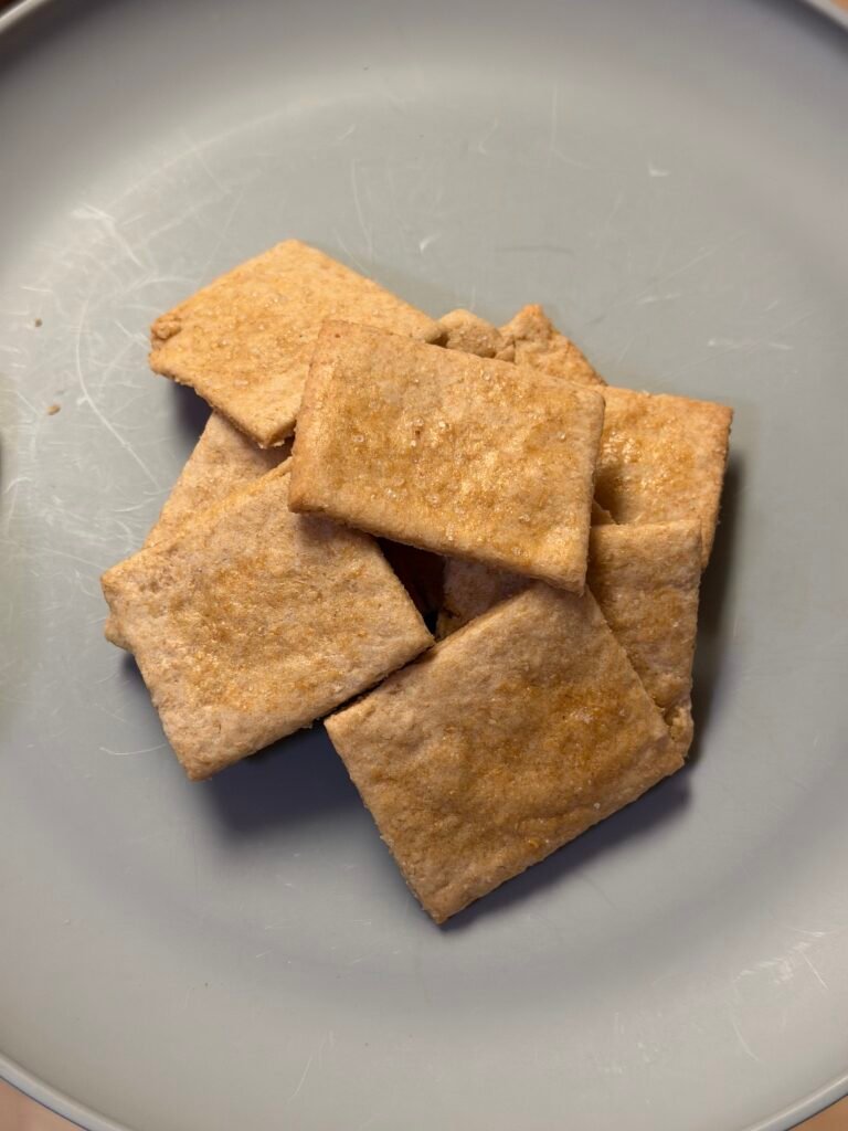 Fresh Milled Flour Wheat Thins — finished dish
