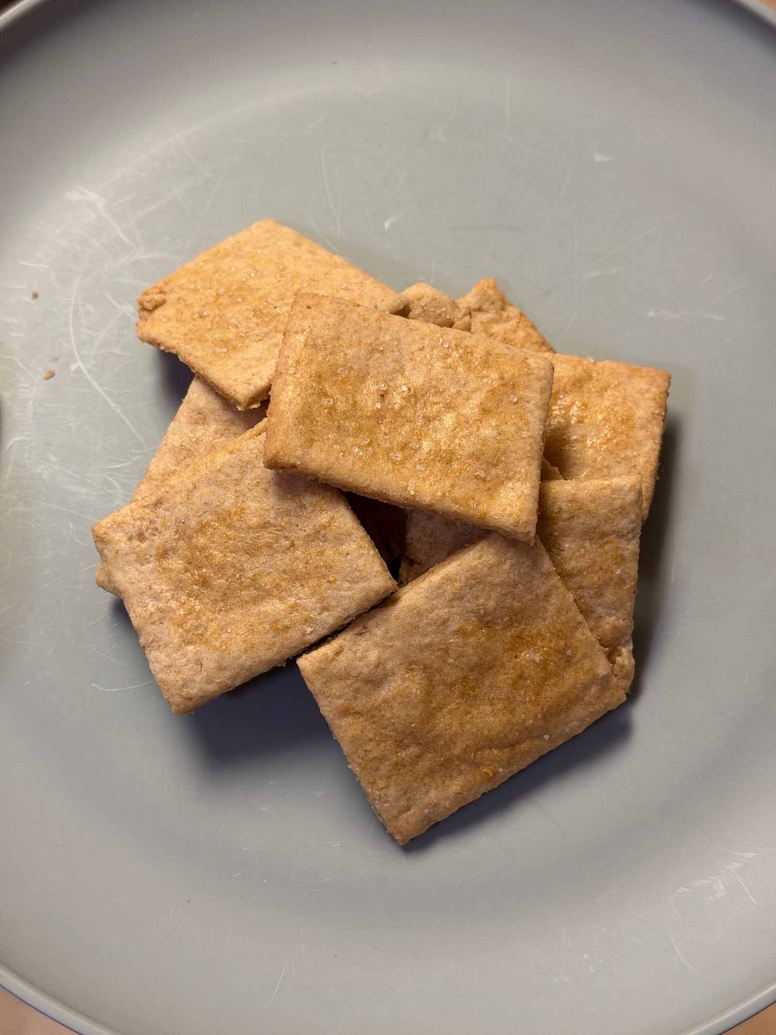 Fresh Milled Flour Wheat Thins — finished dish