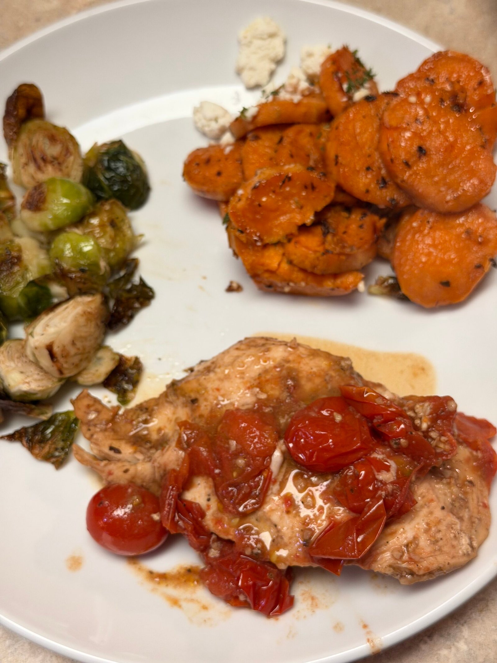 Baked Balsamic Chicken — finished dish