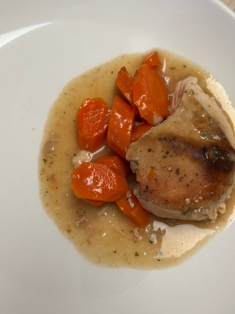 Chicken and Gravy — finished dish