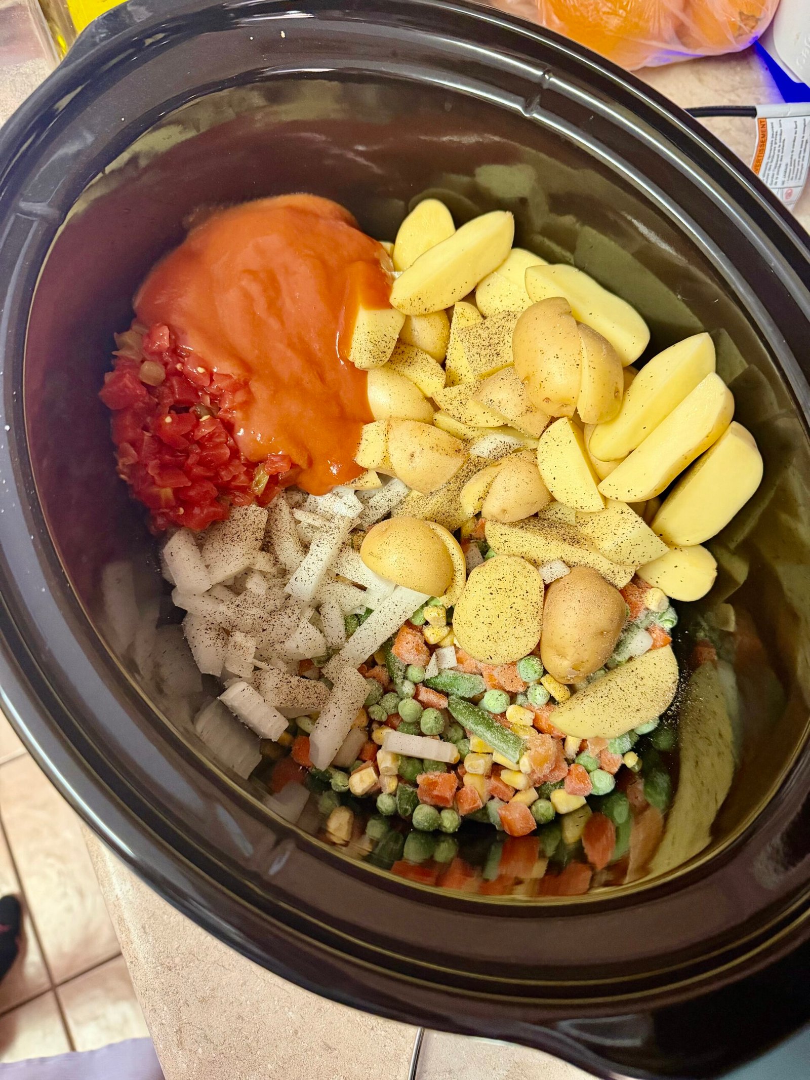 Making Easy Cowboy Stew