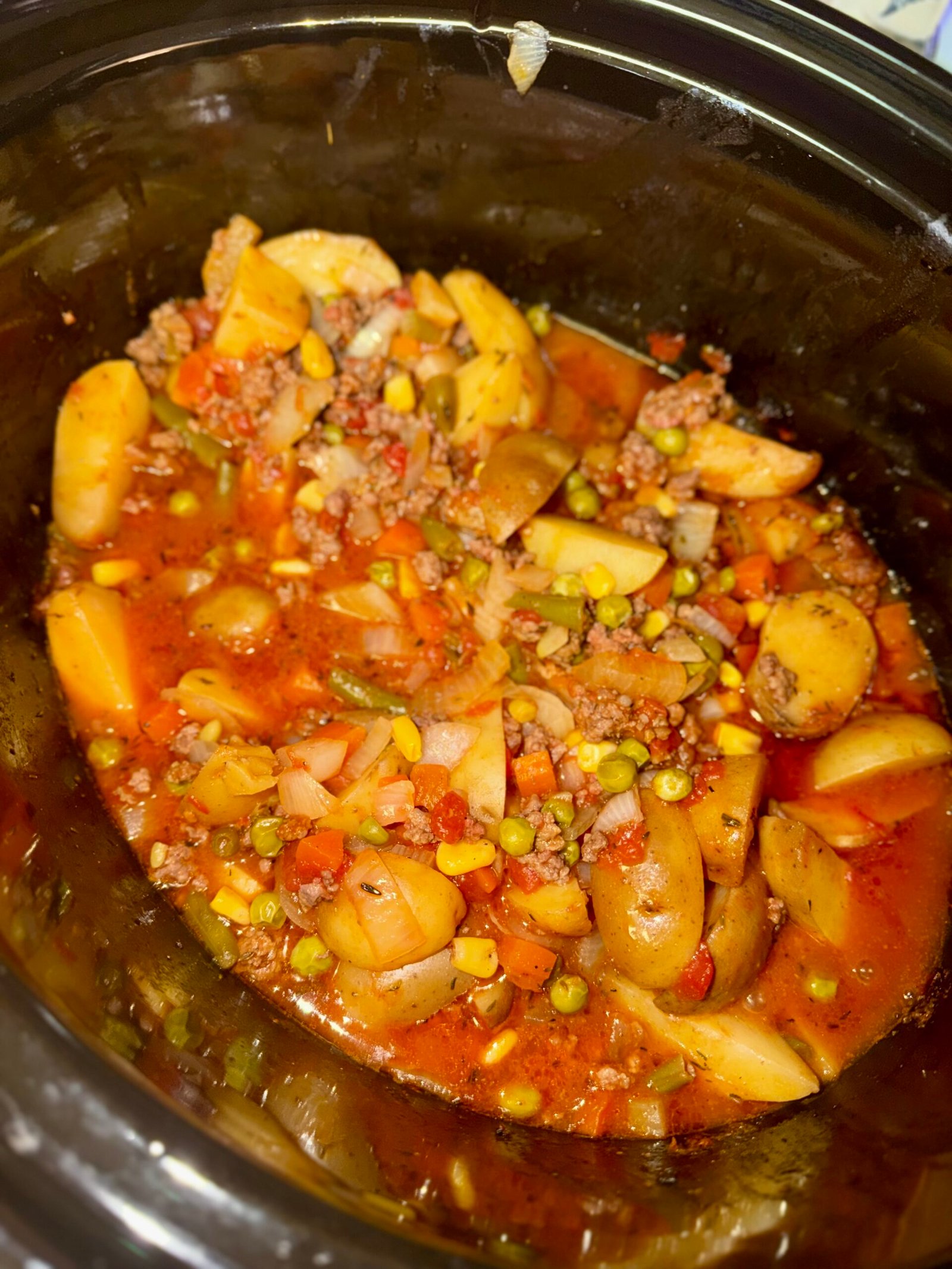 Easy Cowboy Stew — finished dish