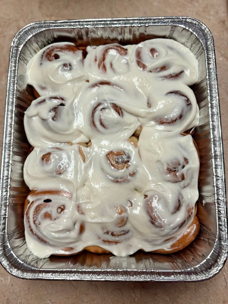 Easy overnight Cinnamon Rolls — finished dish
