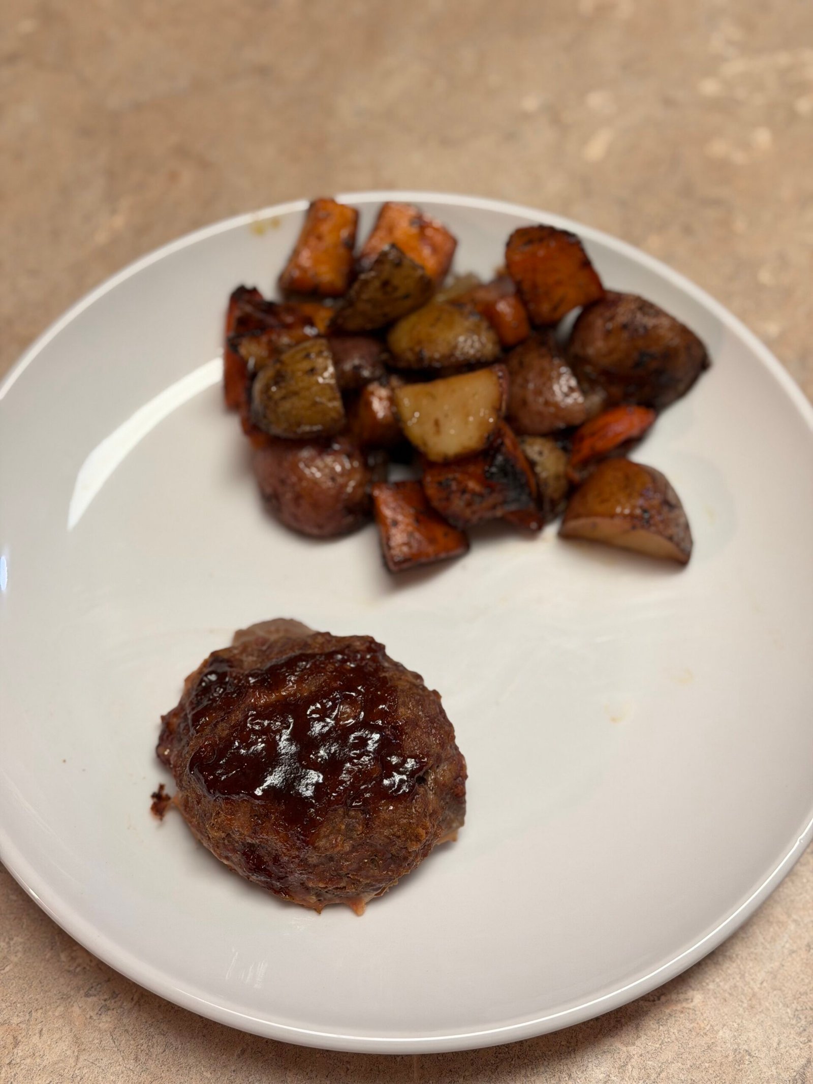 Herb Roasted Cast Iron Veggies — finished dish