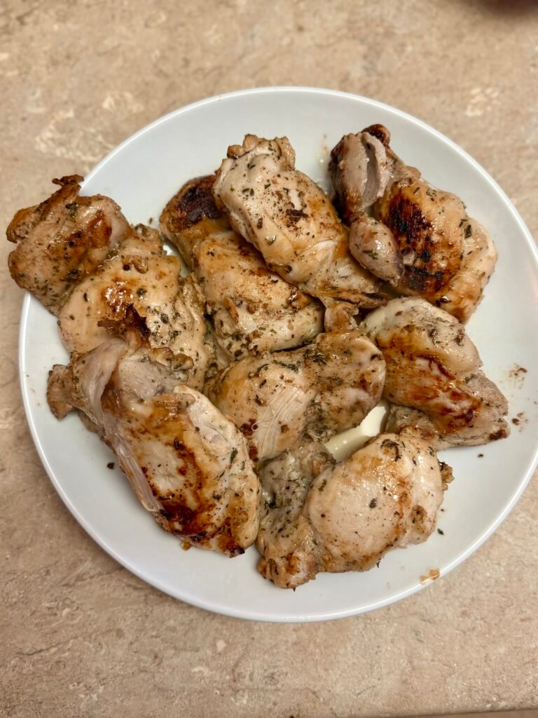 Lemon Garlic Chicken — finished dish