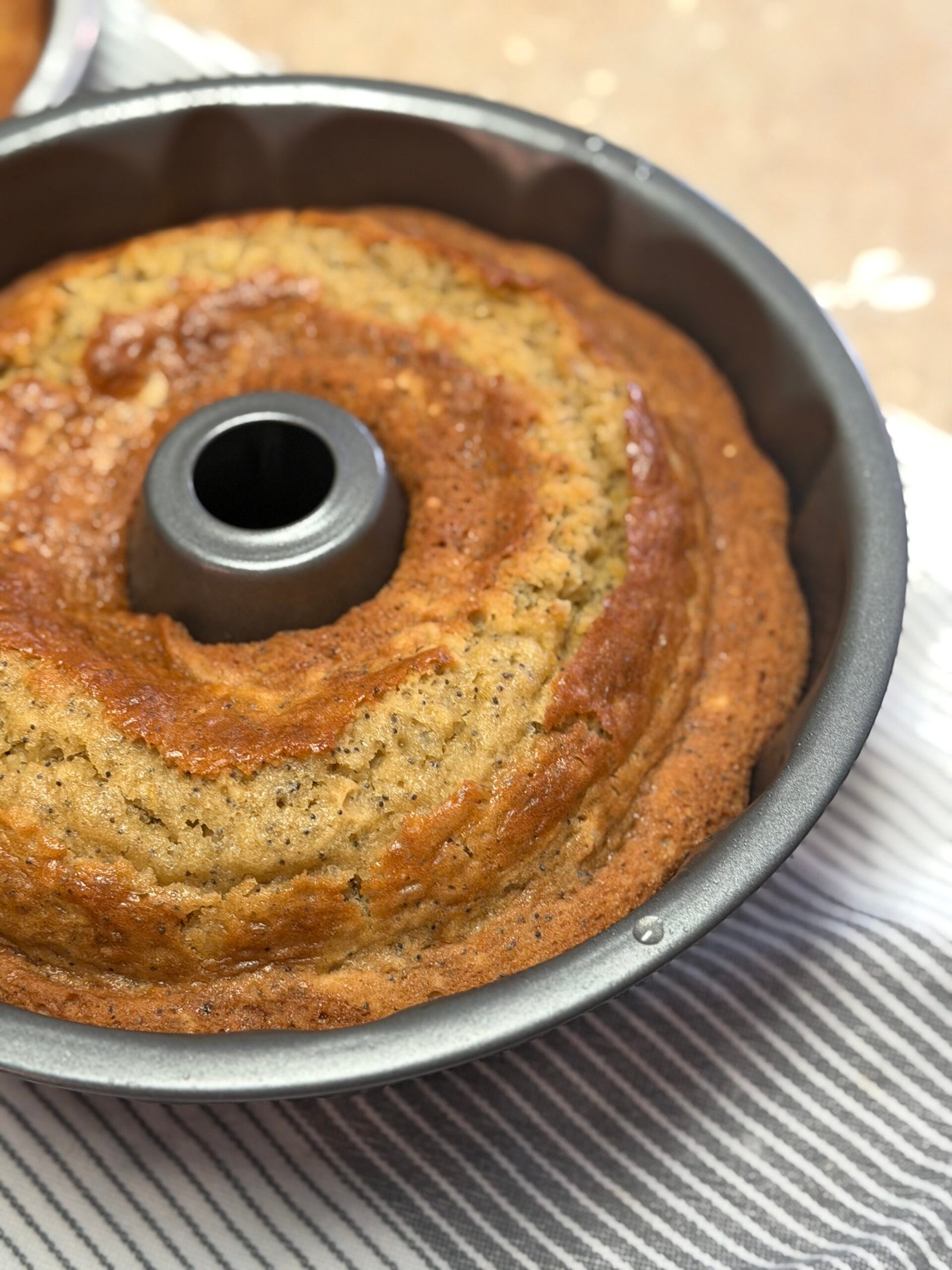 Making Easy Orange Poppy Seed Olive Oil Cake